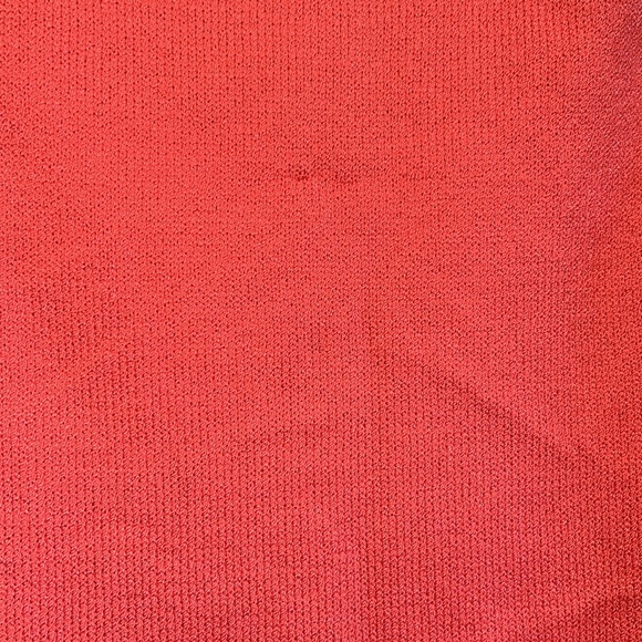 St John Shirt Womens Petite Pink Coral Sweater Tank Top Wide Scoop Neck - Picture 6 of 7